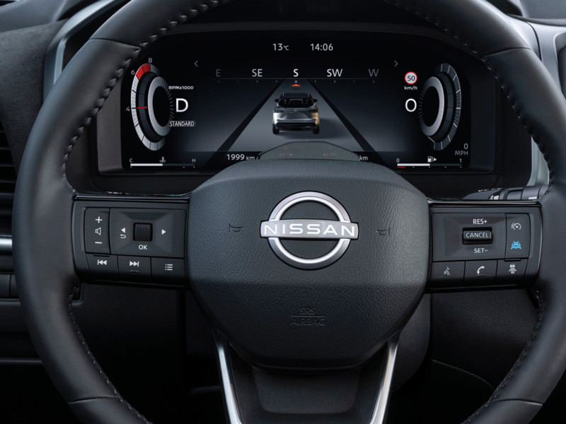 Multi-function steering wheel with Voice Command