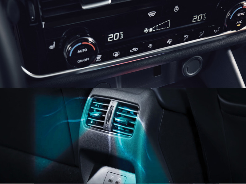 Dual Zone electronic climate control 