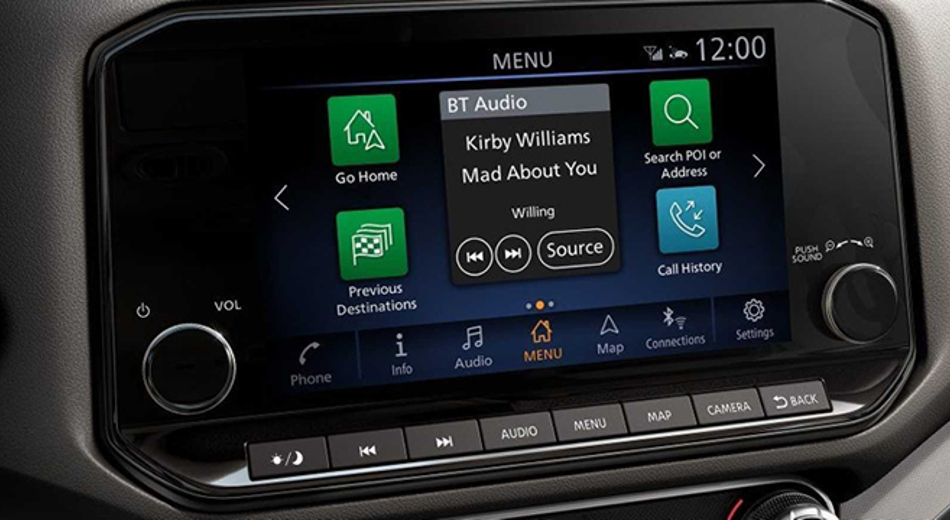 Nissan Terra 9” high-definition touch screen interface